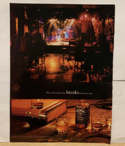 Jack Daniel’s Tennessee Whiskey Reason For Breaks Magazine Print Ad - $4.94