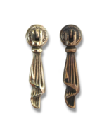 Lot of 4 Pieces Vintage Knob Drawer Pulls, Teardrop Tassel Streak Drawer... - $35.56 CAD+