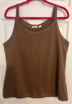 CATO Woman’s Shell Top Size XL Cocoa Brown Measures: Length 27 inches/Bu... - £9.46 GBP