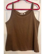 CATO Woman’s Shell Top Size XL Cocoa Brown Measures: Length 27 inches/Bu... - £9.34 GBP