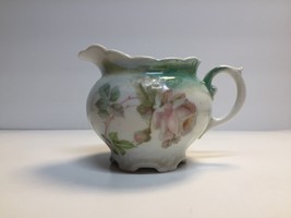Vintage Small Pitcher with Flower Roses Design Leuchtenburgn Germany - £11.26 GBP