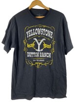 Yellowstone Dutton Ranch T Shirt Size Large Adult Mens Official Merch Black - £29.28 GBP