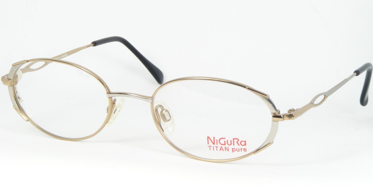 Lunettes NiGuRa Style N 1025 A Or/Argent Titan Pur 51-19-135Mm - $91.03