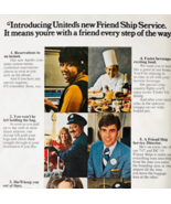 1972 United Airlines Advertisement Friend Ship Service Aviation Vintage ... - $28.01 CAD