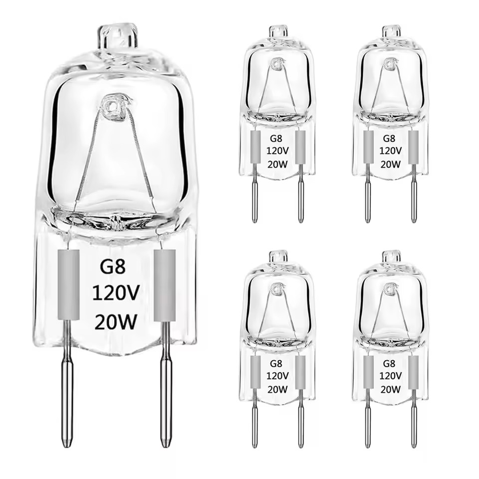 5 Pcs G8 Base JCD Type Light Bulb 120V 20W 20WATT Range Hood &amp; More Repl... - $6.99