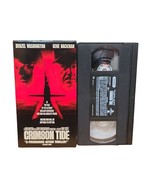 Crimson Tide VHS Denzel Washington Gene Hackman Action Thriller Movie Tape - €8,52 EUR