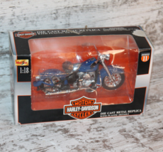 VTG Gift Replica Maisto Harley Davidson Die Cast 1953 74 FL Hydra Glide 1:18 - $14.73