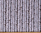 Cotton Trees Birch Nature Boards Tree Bark Wood Fabric Print by the Yard... - £9.59 GBP