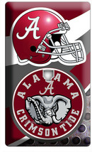 Alabama Crimson Tide Football Team Phone Telephone Wall Cover Plates Room Decor - £10.25 GBP