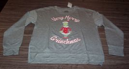 WOMEN'S TEEN THE GRINCH WHO STOLE CHRISTMAS Crew Sweatshirt MEDIUM NEW w... - $29.70