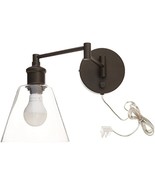 Globe Electric Company 65392 1 Light Plug in Sconce, Dark Bronze - $61.81