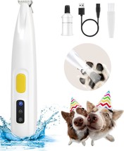 Upgraded Dog Paw Trimmer with LED Light, 18mm Widen Blade, - $27.51