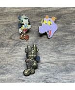Lot of 3 Disney Trading Pins Pinocchio Figment Minnie Mouse Cheerleader ... - $16.24 CAD