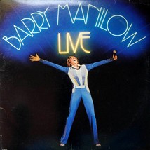 Barry Manilow: Live [2 Record Set, Gatefold, 12&quot; Vinyl, 33 rpm, Arista AL 8500] - £3.60 GBP