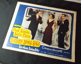 “Daddy Long Legs” Lobby Card, Fred Astaire and Leslie Caron 1955, “55-169” - $50.00