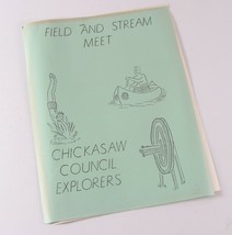 Vtg 1965 Field and Stream Meet Chickasaw Council Explorers Bulletin Boy Scouts - £9.21 GBP