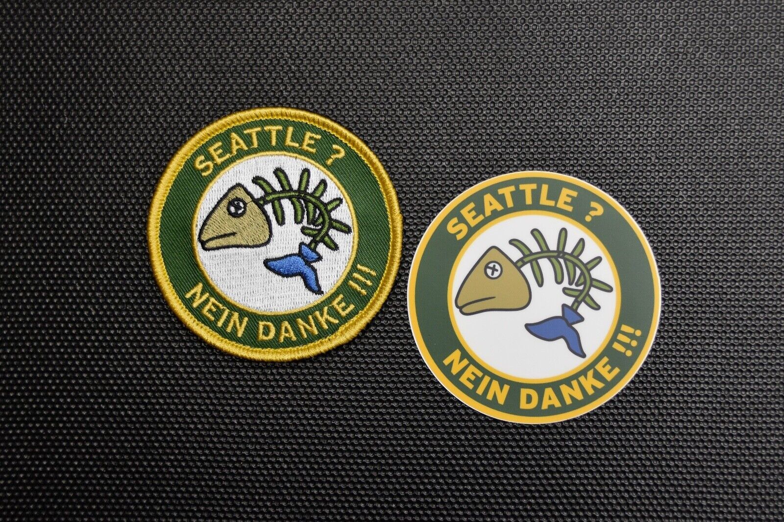 Seattle Nein Danke Patch &amp; Sticker Set Portland Timbers PTFC RCTID PDX I... - $7.93