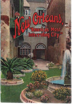 1940s NEW ORLEANS America's Most Interesting City illustrated 32pg color... - $14.84