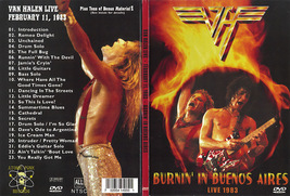 Van Halen Burnin&#39; in Buenos Aries 1983 DVD Very Rare Argentina February 11, 1983 - £15.72 GBP