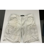 Calvin Klein Jeans Men’s 36 Beige Cargo Shorts Workwear Style Distressed - $16.06 CAD