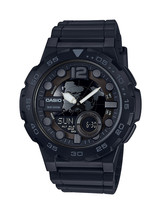 Casio Men's Classic Stainless Steel Quartz Watch - Black Resin AEQ-100W - $1,779.16 MXN