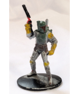 2002 BOBA FETT MINIATURE DISPLAY TOY VINTAGE STAR WARS BOUNTY HUNTER RETRO - $23.30 CAD