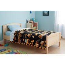 Kids Construction Zone Excavator Dump Truck Toddler Blanket Throw - $14.84