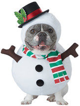 California Costume Collections Snowman Dog Costumes, Pet, White/Black, Large - £84.92 GBP