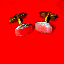 Extremely old antique mens silver/gold cufflinks - £62.79 GBP