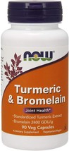 NOW Supplements, Turmeric &amp; Bromelain (Standardized Turmeric Extract) wi... - $33.99
