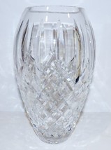 Beautiful Vintage Signed Waterford Crystal Beautifully Cut 9&quot; Vase - £114.89 GBP