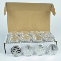 50 Pcs Litecoin Souvenir Collectible Silver Plated Physical Crypto Metal Coin - £58.41 GBP