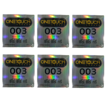 6 x Onetouch 003 Slim Condom Smooth Surface with Lubricated 52 mm. - £27.65 GBP