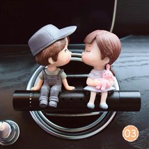 Car Air Freshener Cute Couple Doll  Lovers Car Accessories Interior  Aromatherap - £32.64 GBP