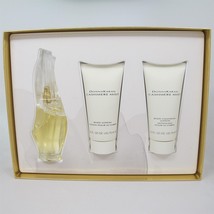 Cashmere Mist By Donna Karan 3Pcs Set: 1.7 Oz Edp Spray, 2.5 Oz Lotion &amp; Gel Nib - £66.95 GBP