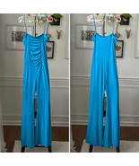 Vintage Y2K Lemon USA Flare Leg Jumpsuit Turquoise L - €27,80 EUR