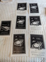 Lot of 7 Mercedes-Benz Studebaker-Packard Ad&#39;s From Magazines. Original - £7.75 GBP