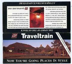 Traveltrain Queensland Rail Ticket Folder Ticket and Schedules Spirit of... - $17.82