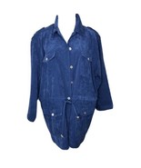 Denim &amp; Company Cobalt Blue Lightweight Fall Jacket Sz Large - $23.55