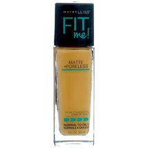 Maybelline New York Fit Me Matte Plus Pore Less Foundation Makeup, Pure ... - $6.92