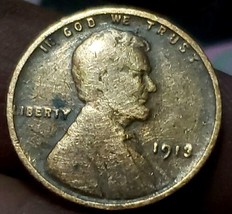 1913 Lincoln Wheat Cent ERROR - £5.43 GBP