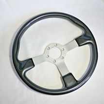 Carbon Fiber Marine Steering Wheel Only no hub adaptor  Made in Italy image 5