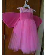 Pink Butterfly Fairy Costume dress wings tulle skirt Nice quality Childr... - £27.37 GBP