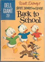 Dell Giant Comic Book #35 Walt Disney Huey Dewey Louie Back To School 1960 FINE - £34.15 GBP