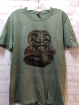 Cobra Kai heathered green Men&#39;s t-shirt M Medium - $9.89