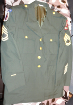 Usgi Serge AG-489 Class A Dress Green Army Dress Uniform Jacket Coat 41S - £45.31 GBP
