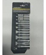 Evercraft 8 Pieces 3/8 in Drive Sae Deep Socket Set New - $33.94