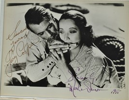 Gary Cooper &amp; Merle Oberon Signed Photo X2 - The Cowboy And The Lady w/COA - £879.52 GBP