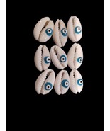 Evil eye cowrie shells, protection from the evil eye, jewelry making cra... - $7.00