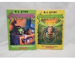 Lot Of (2) Modern Reprint Goosebump Books Why I&#39;m Afraid Of Bees Shrunke... - $21.77